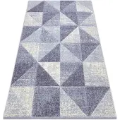 Rugsx Tæppe FEEL 5672/17944 TRIANGLER beige/lilla 180x270 cm