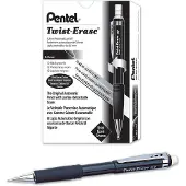 Pentel Twist-Erase III Mekanisk blyant (0,9 mm) Black Barrel 12 Pack (QE519A)