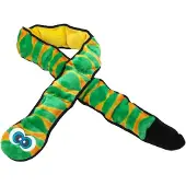 Outward Hound Durablez Tough Plush Pipkende Hundeleget?j Snake Green XXL