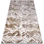 Rugsx Tæppe ACRYL DIZAYN 121 beige / grøn 80x300 cm