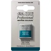 Winsor & Newton Professionel vandfarve Maling Half Pan Aqua Green