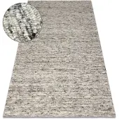 Rugsx NEPAL 2100 naturlig grå tæppe - uldent, dobbeltsidet 160x220 cm