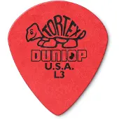 Dunlop 472RL3 0,50 mm tartex Jazz Red - Pack of 36