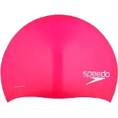 Speedo Unisex-Adult Swim Cap Silicone Langt h?r Pink