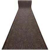 Rugsx VISKER Gummibelægning MALAGA brun 7058 100 cm 100x850 cm