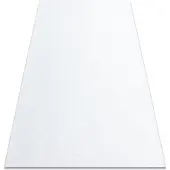 Rugsx Tæppe RUMBA 1950 enkelt farve klaret, hvid 120x200 cm