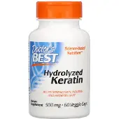Doctors Best Doktor's Best, Hydrolyseret Keratin, 500 mg, 60 Veggie Caps