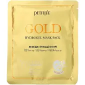 Petitfee , Guld Hydrogel Skønhedsmaske Pakke, 5 Blade, 32 g Hver