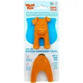 West Paw Toppl Stopper 2-Pak i Tangerine - Designet til hundeberigelse Tilbeh?r, der passer til alle Toppl Hundeleget?jsst?rrelser - G?r m?ltid o