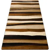 Rugsx Tæppe ROYAL 5374 Bølger - beige / brun 250x350 cm