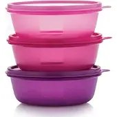 Tupperware resterende skål Sæt opbevaringsfødevarer (600 ml x 3pcs)