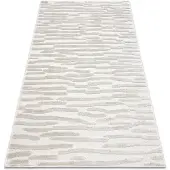 Rugsx Tæppe SANTO OVERRASKNING SISAL 58394 Bølger beige 140x190 cm