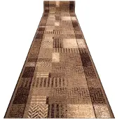 Rugsx Gummibelægning 80 cm ESSENZA beige 80x350 cm