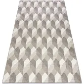Rugsx Sisaltæppe SISAL FLAT 48624/686 KABLER 3D 120x170 cm