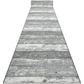 Rugsx Gummibelægning 133 cm DESKI grå 133x990 cm