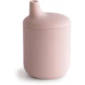 Mushie 100% silikone Baby Sippy Cup | 6 m?neder+ (pulverbl?)