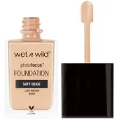 wet n wild Photo Focus Matte Liquid Foundation Soft Beige Vegan & Cruelty-Free