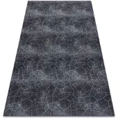 Rugsx Tæppe STONE Sten grå 100x300 cm