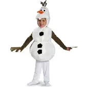 Disguise Babys Disney Frozen Olaf Deluxe Toddler Costume White Toddler S (2T)