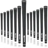 Karma Velor Black Midstize (+1/32 ") Golf GRIPS (13 PACK)