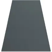 Rugsx Tæppe RUMBA 1720 enkelt farve grafit 200x400 cm