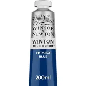 Winsor & Newton Winton Oil Color 200 ml (6,75 oz) Tube Phthalo Blue