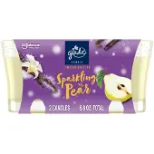 Glade Candle Jar Air Freshener Sparkling Pear 3.4 Oz