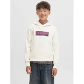 Jack & Jones Hættetrøje - JorInwood - Antique White - - 10 år (140) - Hættetrøje
