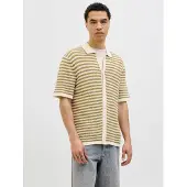 Jack & jones Stribet Strikket Skjorte