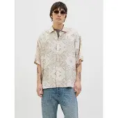 Jack & Jones Skjorte 'JORHYDRA' beige / creme / rosé