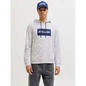 Jack & Jones Sweatshirt mørkeblå / hvid-meleret