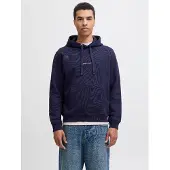 Jack & Jones Sweatshirt 'JORNorrebro' navy / orange