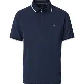 Casamoda Polo Piqué Contrast Marineblå Blå Mørkeblå måle
