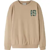 Name it Sweatshirt - NkmVasha - Sesame/19 - - 7-8 år (122-128) - Sweatshirt