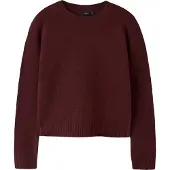 LMTD Bluse - Strik - Short - NlfBynt - Burgundy - - 11-12 år (146-152) - Bluse