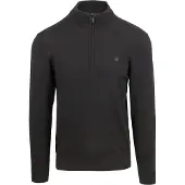 No-excess Half Zip Pullover, Sort måle