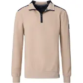 Casamoda Sweatshirt med halv lynlås, beige Beige måle