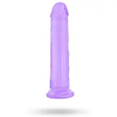 Vuxen Realistic Penis Crystal Jellies Purple 21,6 cm