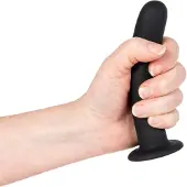 Vuxen Black Silicone Dildo - Small