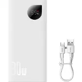 Baseus Powerbank Adaman2 10000mAh 30W White - 10000 mAh