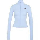 Adidas 3 Stripes Studio Zip Through Sweatshirt Med Lynlås