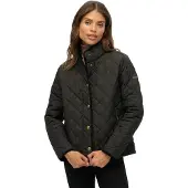 Superdry Superdrytil kvinder. W5012040A Estate Country-jakke med for, sort (S), Casual, Polyester