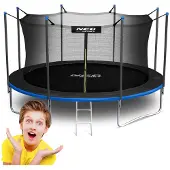 Neo-Sport 15 pėdų / 465 cm sodo batutas su vidiniu tinklu ir kopėčiomis „“