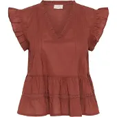 Kaffe Bluse 'KAValerie' choko