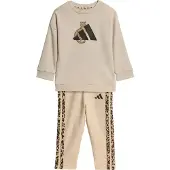 Adidas Sæt - Sweatshirt/Leggings - Crystal Linen/Mul - - 2 år (92) - Sweatsæt