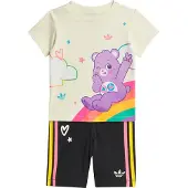 Adidas Originals Originals CARE BEARS SÆT MED SHORTS OG T-SHIRT, størrelse 98 cm