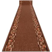 Rugsx Gummibelægning BOMBAY brun 67cm 67x100 cm