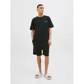 Jack & jones Pyjamas kort 'JACEVEREST' sort / hvid