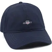 Gant cap i bomuld – navy Blå Mørkeblå måle