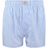 Steppin' Out boxershorts i blåternet Blå Lyseblå åle